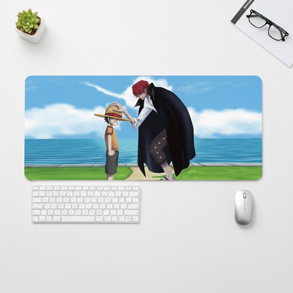 One Piece Luffy Mouse Pad Rubber Non-Slip Gaming Desk Mat