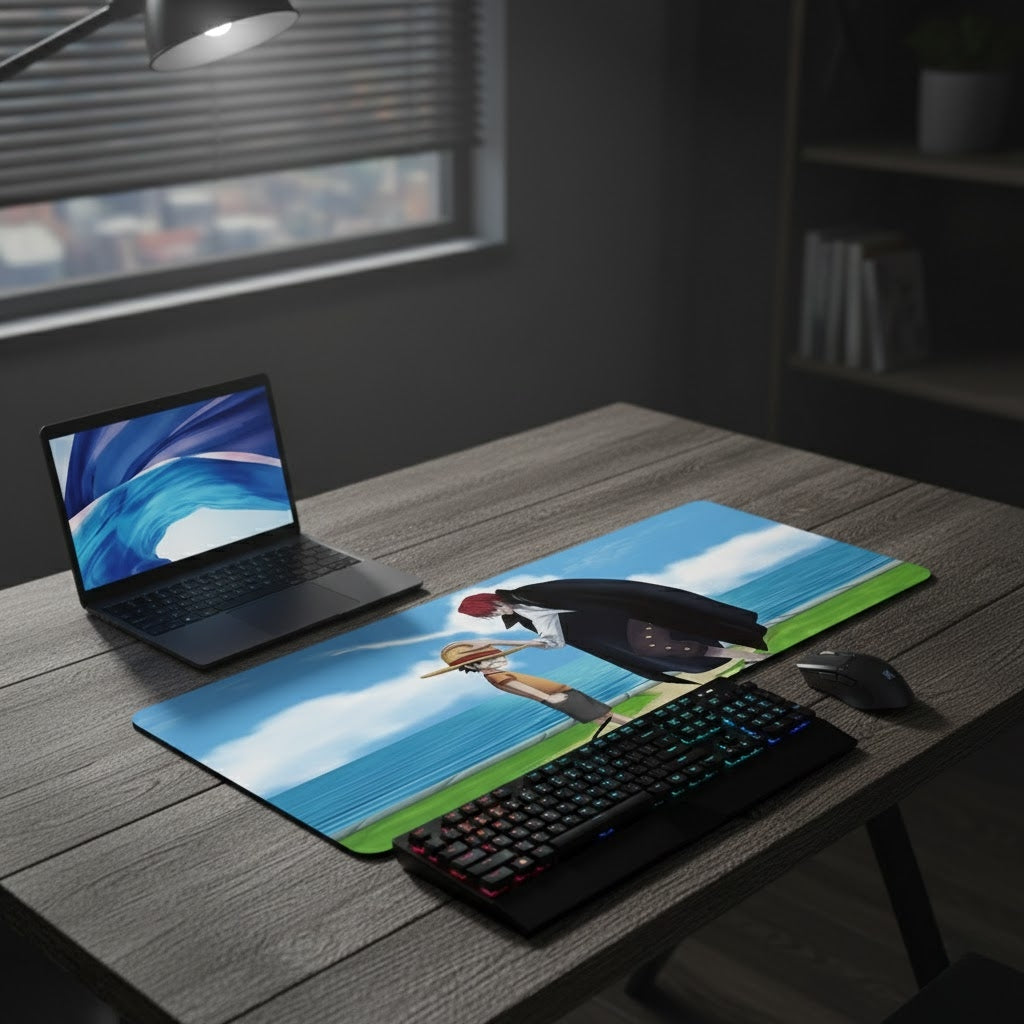 One Piece Luffy Mouse Pad Rubber Non-Slip Gaming Desk Mat
