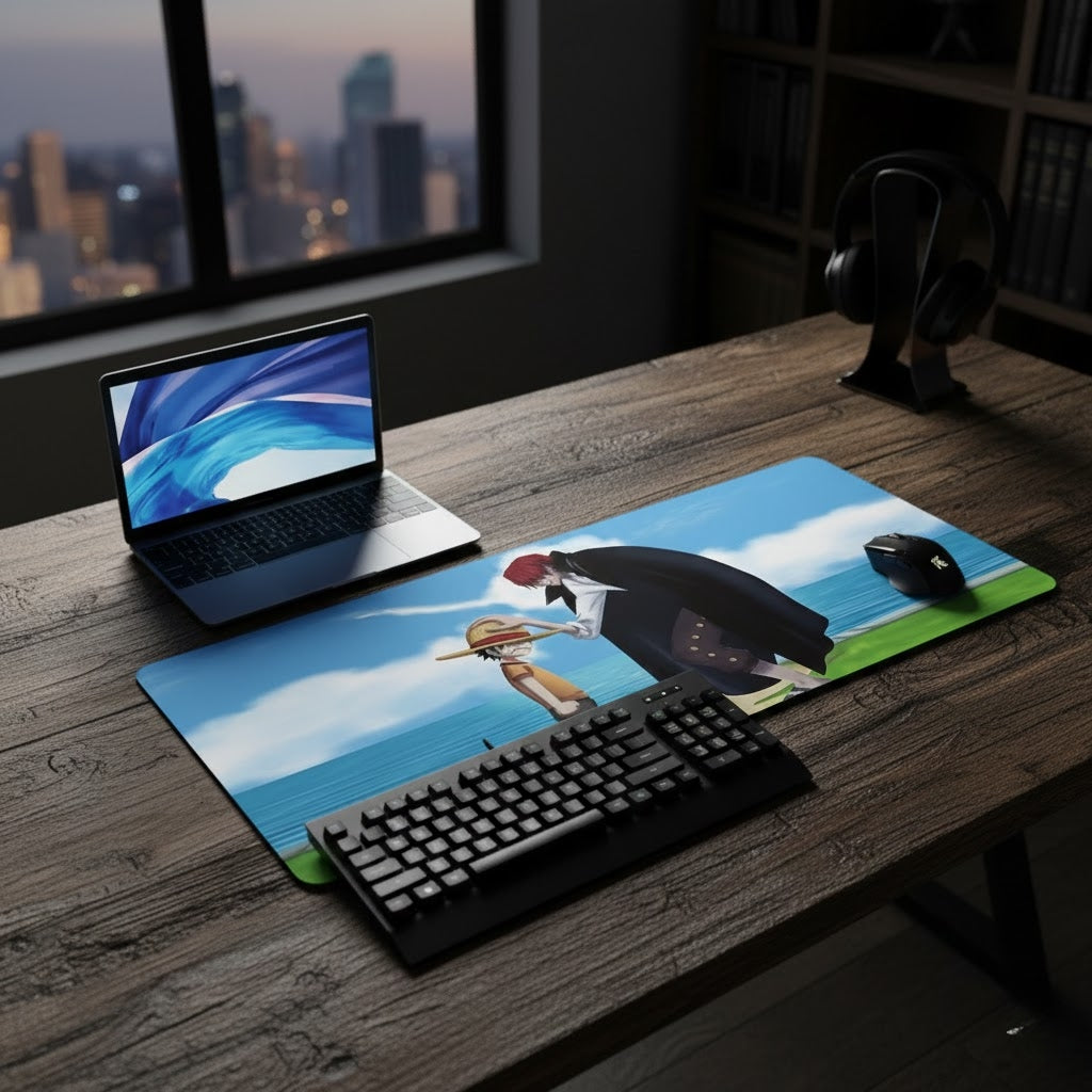 One Piece Luffy Mouse Pad Rubber Non-Slip Gaming Desk Mat
