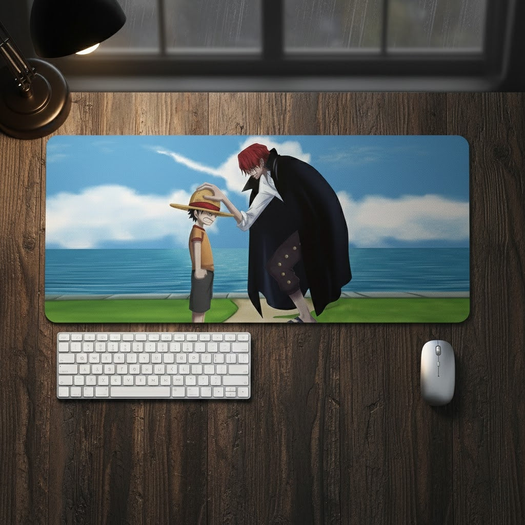 One Piece Luffy Mouse Pad Rubber Non-Slip Gaming Desk Mat