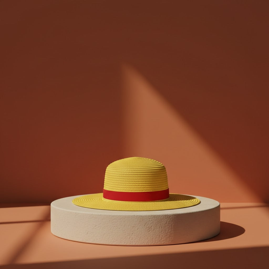 One Piece Luffy Straw Hat Cosplay Sun Hat Unisex Adults