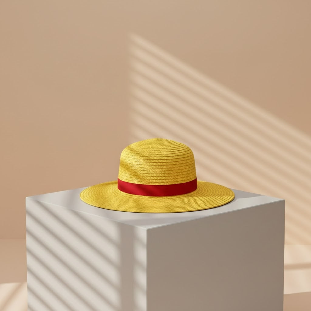 One Piece Luffy Straw Hat Cosplay Sun Hat Unisex Adults