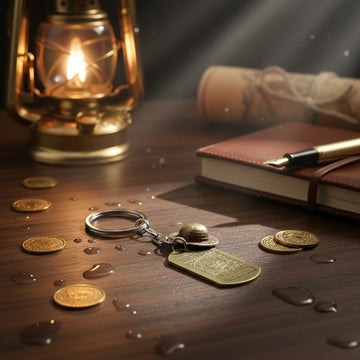 One Piece Luffy and Ace Skull Keychain Metal Pirate Pendant