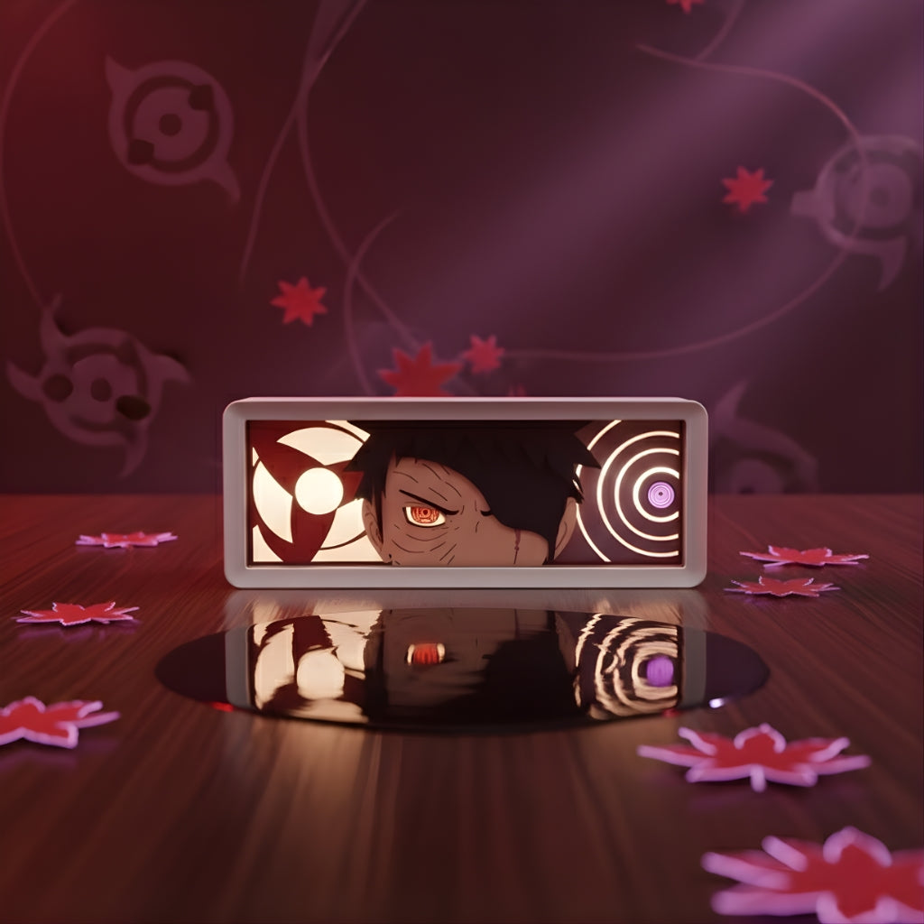 Paper Carving LED Light Box Remote Control Night Lamp Decor
