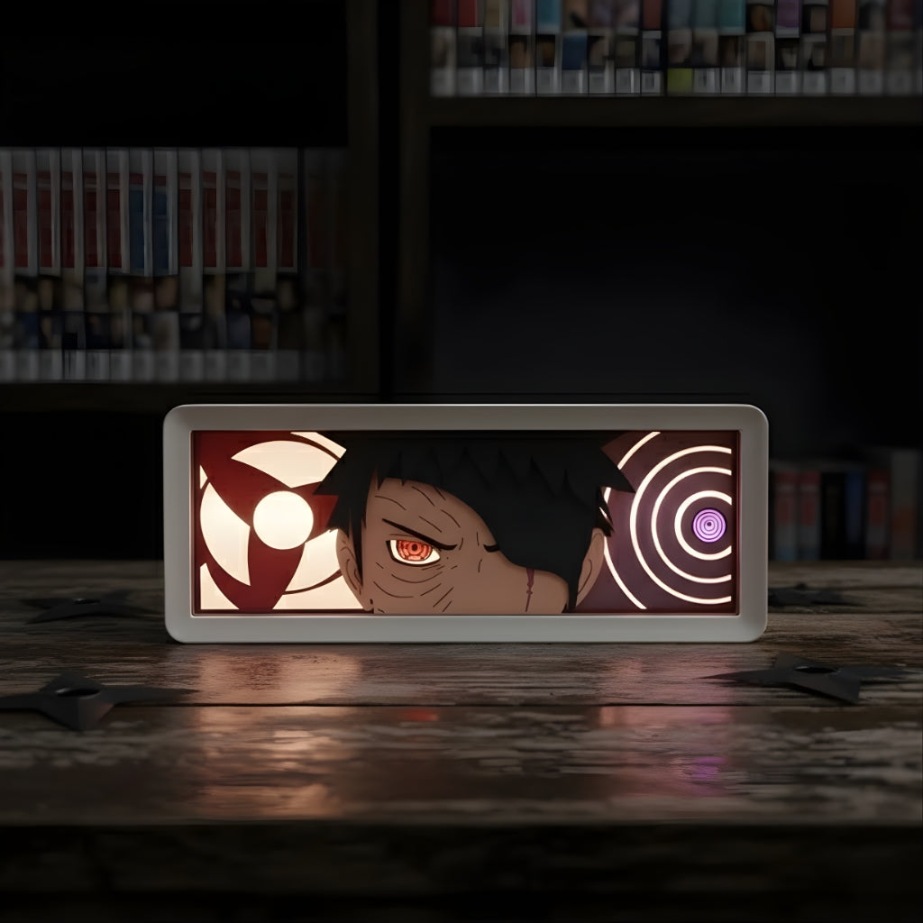 Paper Carving LED Light Box Remote Control Night Lamp Decor