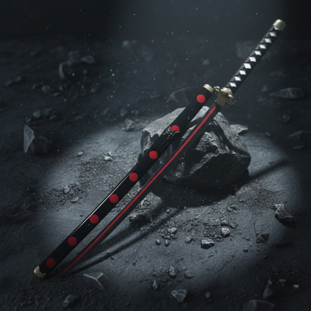 Roronoa Zoro Wooden Katana Premium Anime Cosplay (shusui)