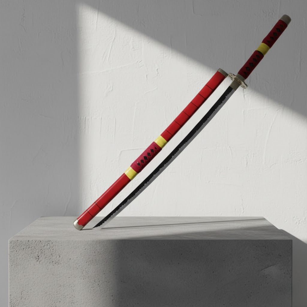 Roronoa Zoro Wooden Katana Premium Anime Cosplay (Sandai kitetsu)