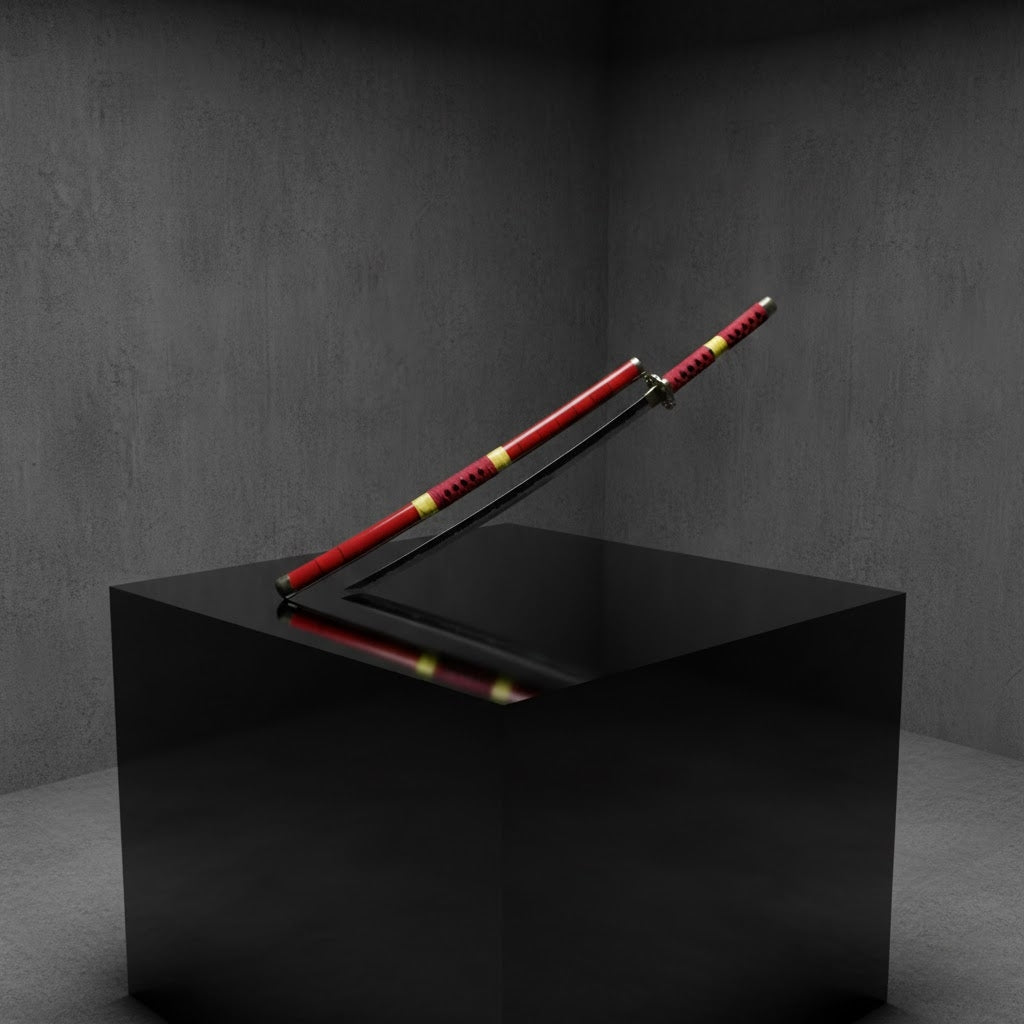 Roronoa Zoro Wooden Katana Premium Anime Cosplay (Sandai kitetsu)