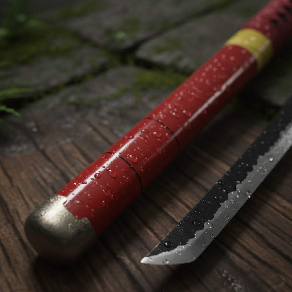 Roronoa Zoro Wooden Katana Premium Anime Cosplay (Sandai kitetsu)