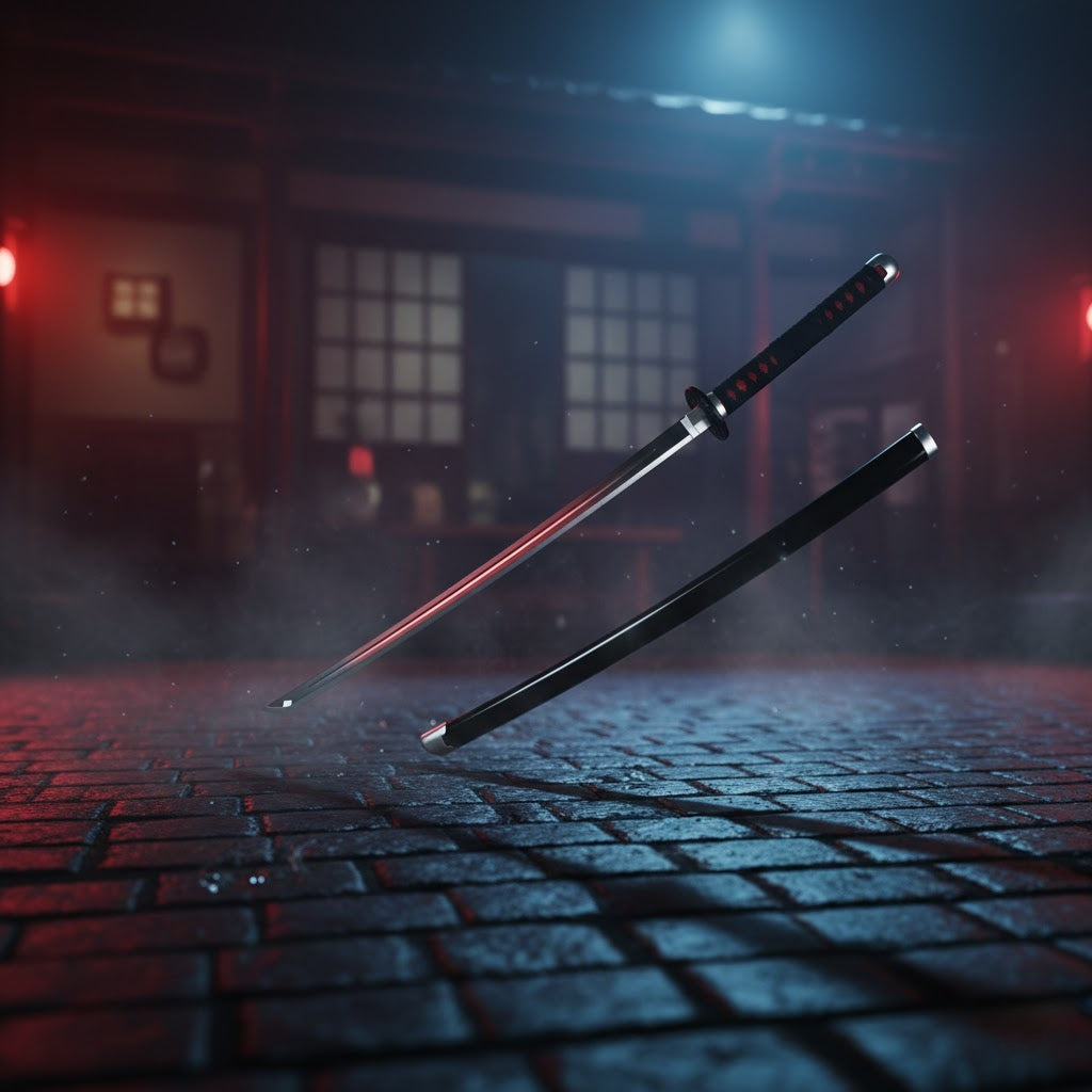 Tanjiro Bamboo Nichirin Sword Demon Slayer Cosplay