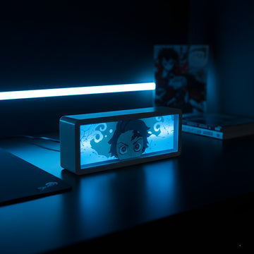 Tanjiro Demon Slayer LED Light Box Multi Color Remote Control Battery & USB Powered