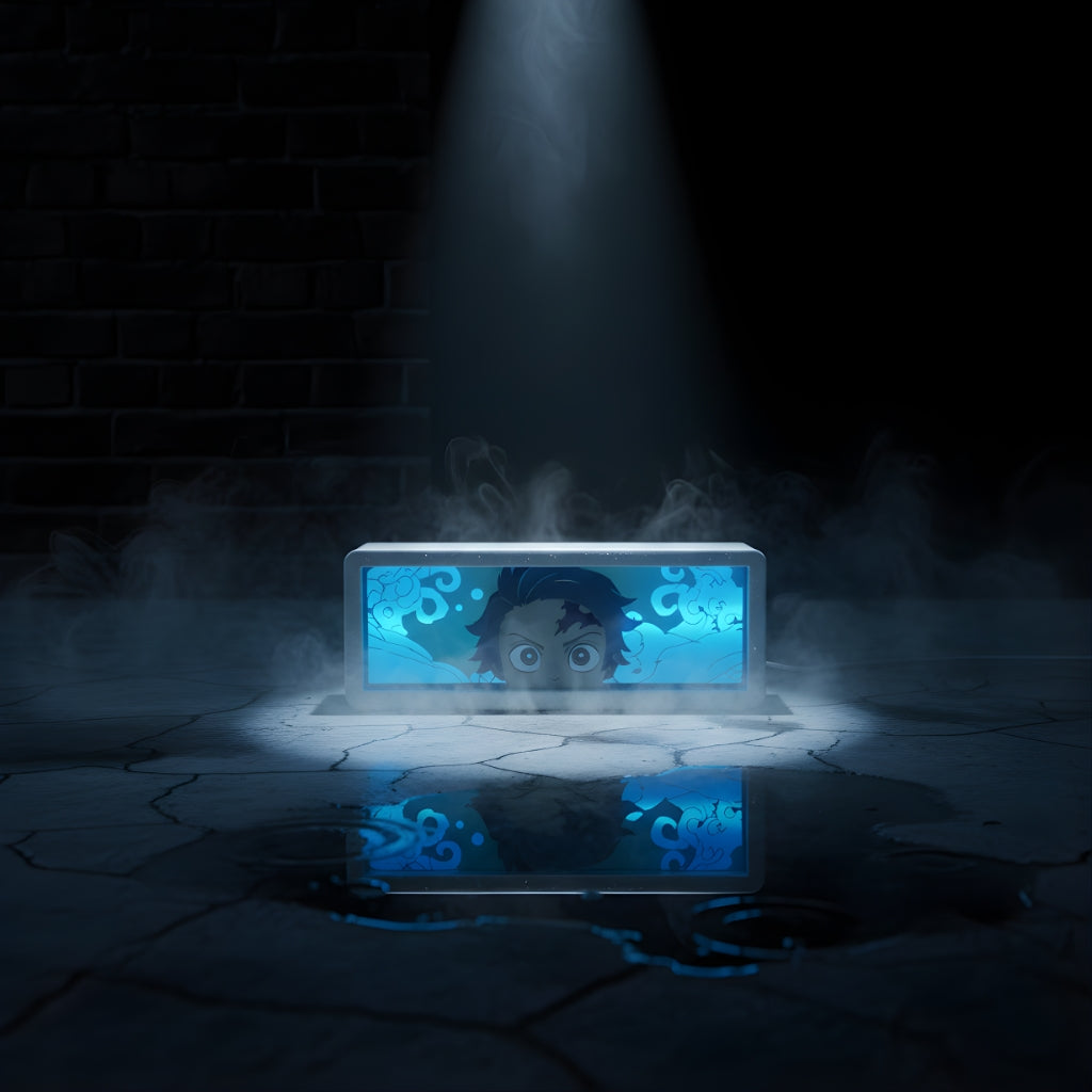 Tanjiro Demon Slayer LED Light Box Multi Color Remote Control Battery & USB Powered