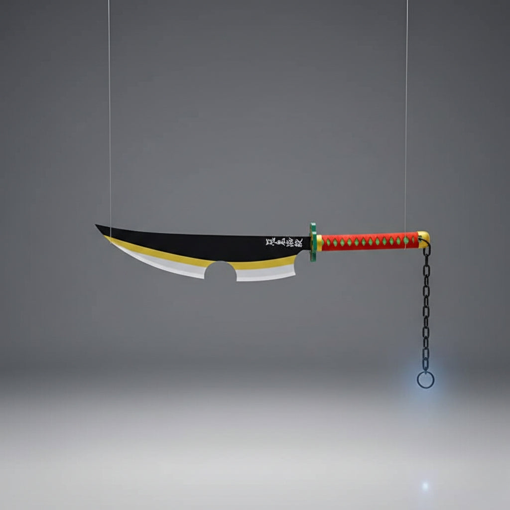 Tengen Uzui Cosplay Sword Demon Slayer Anime Katana for Fans