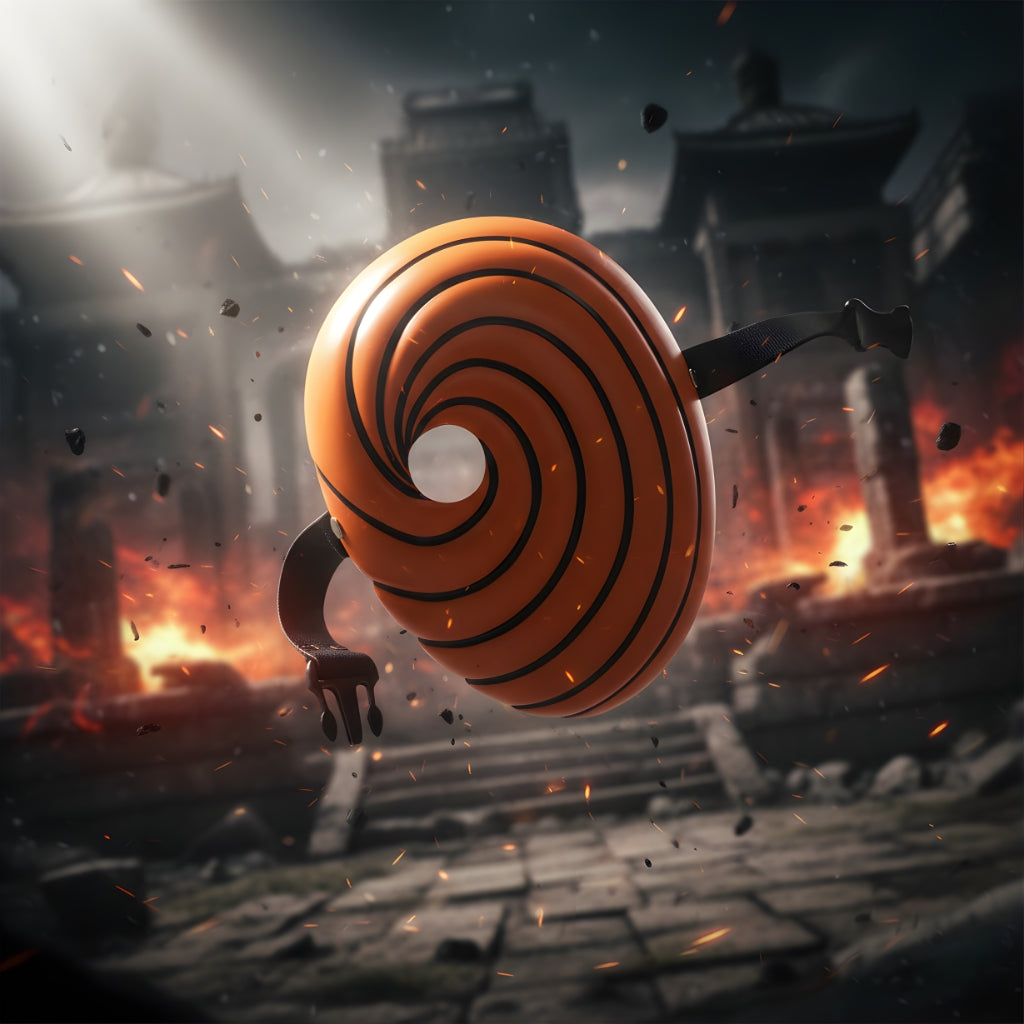 Tobi Obito Akatsuki Mask Full Face Hard Shell Cosplay