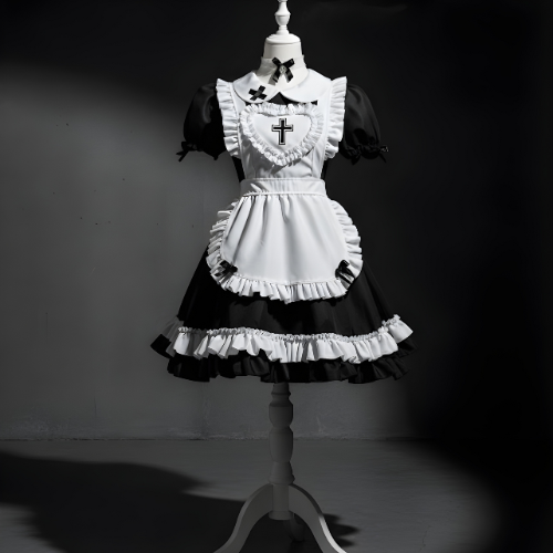 Lolita Maid Outfit 5PCS Anime Cosplay Costume Set