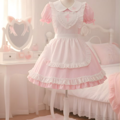 Lolita Maid Outfit 5PCS Anime Cosplay Costume Set