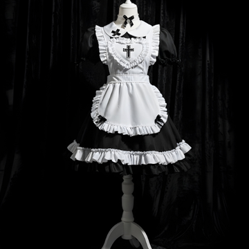 Lolita Maid Outfit 5PCS Anime Cosplay Costume Set