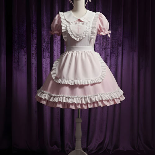 Lolita Maid Outfit 5PCS Anime Cosplay Costume Set