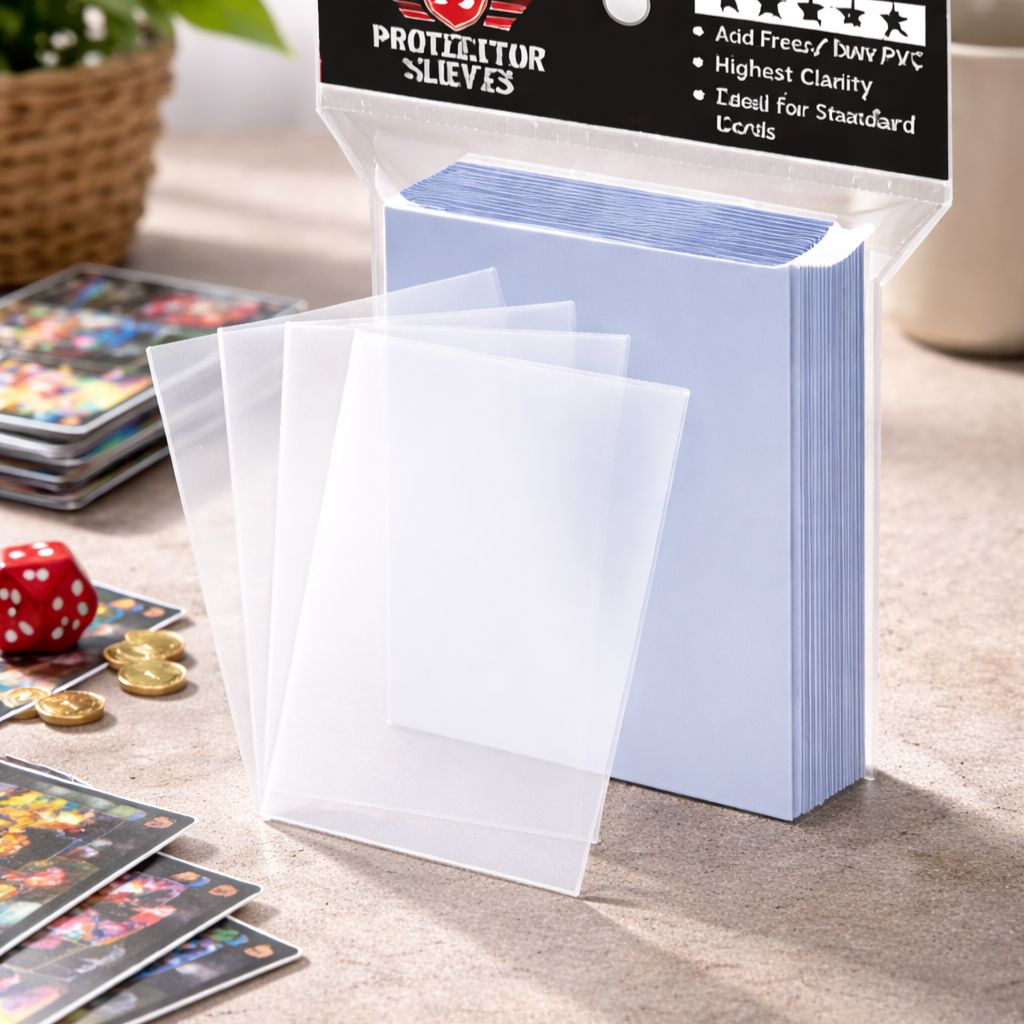 Clear Penny Card Sleeves 50 Pack Standard Trading Card Protectors ThePoysha Clear Penny Card Sleeves 50 Pack Standard Trading Card Protectors ThePoysha